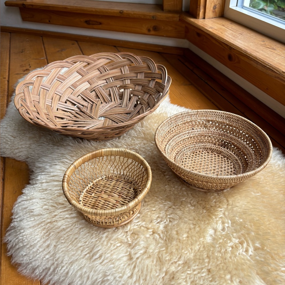 Vintage Woven Baskets